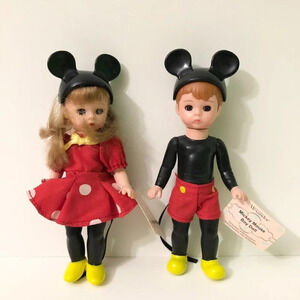 Disney 2004 Mcdonalds Madame Alexander  Mickey And Minnie Mouse Dolls